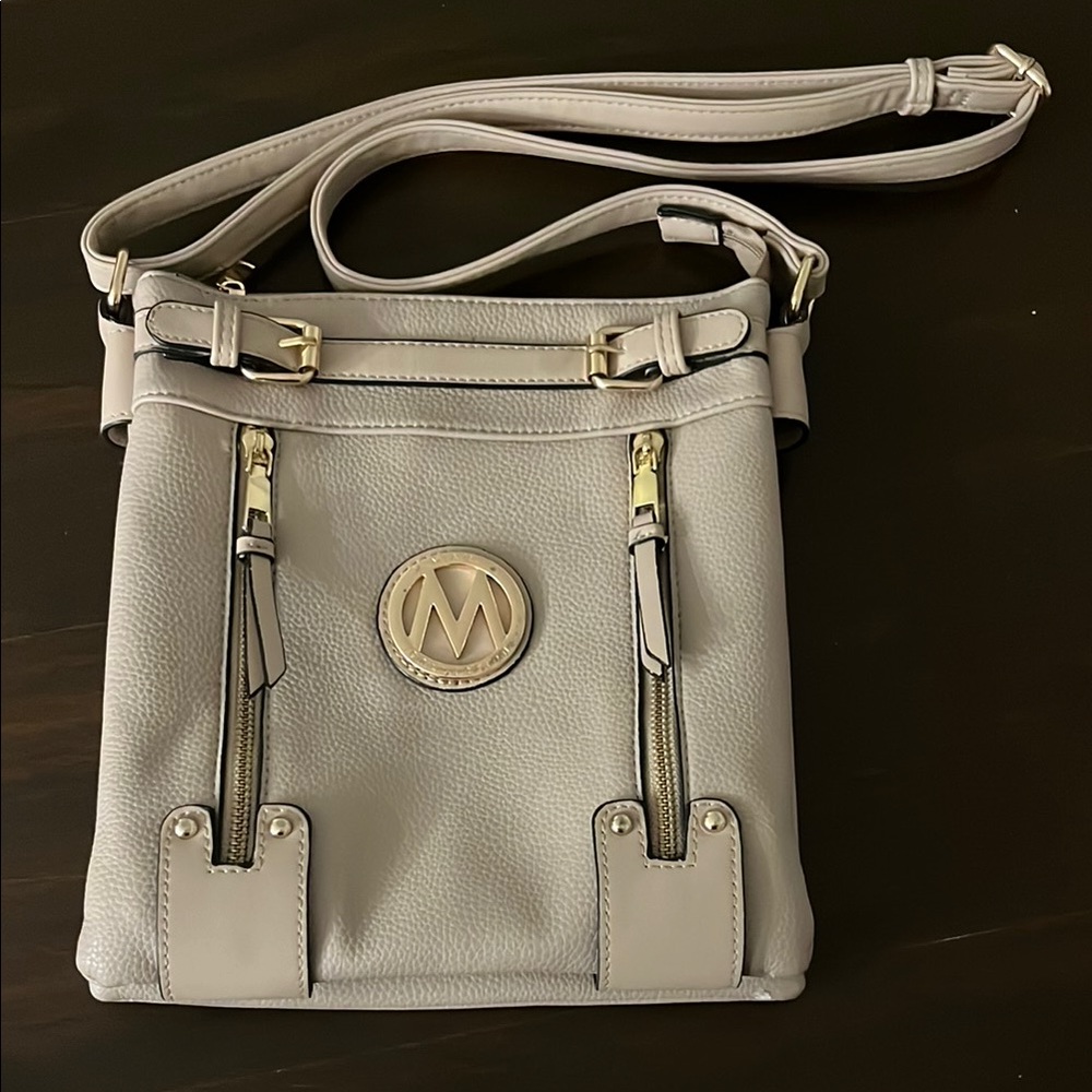 MIA Cream Crossbody Bag